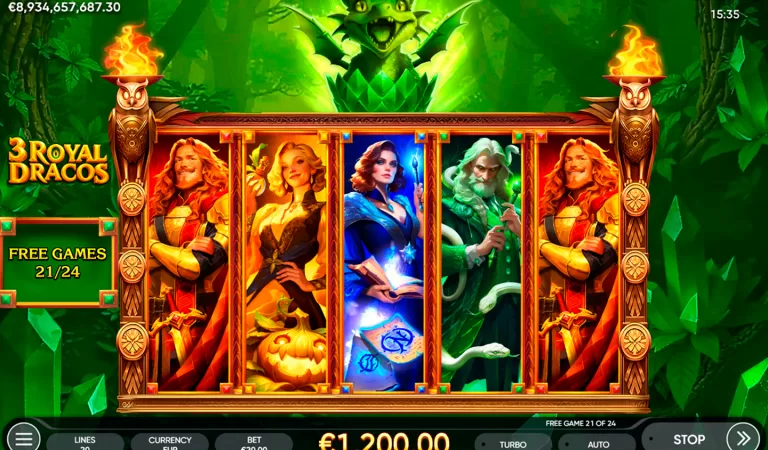 3 Royal Dracos Slot Review at MostBet