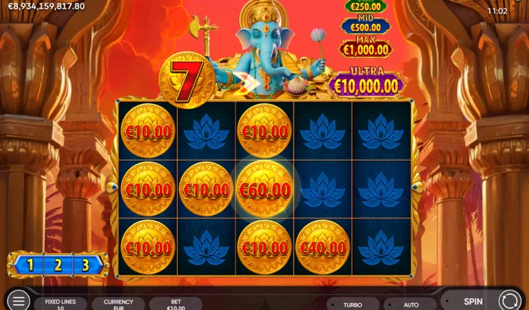 Book of Ganesha slot review at 1Win