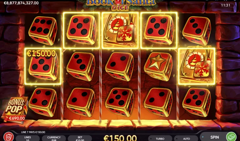 Book of Santa Dice at Mostbet: a festive Endorphina slot with a dice-inspired edge